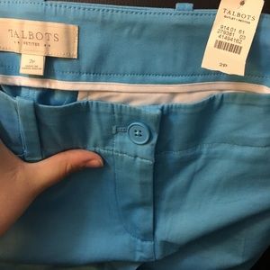 Talbots Shorts - NWT 2 pc. Talbots Blue Set (Shorts & Capris) Talbots Shorts - NWT 2 pc. Talbots Blue Set (Shorts & Capris)